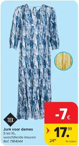 Carrefour Jurk voor dames aanbieding