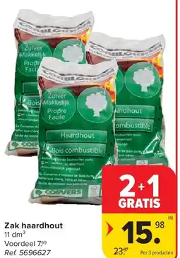 Carrefour Zak haardhout aanbieding