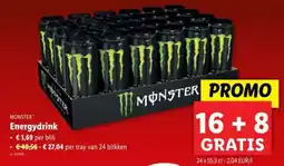 Lidl MONSTER Energydrink aanbieding