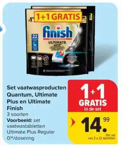 Carrefour Finish Set vaatwasproducten aanbieding