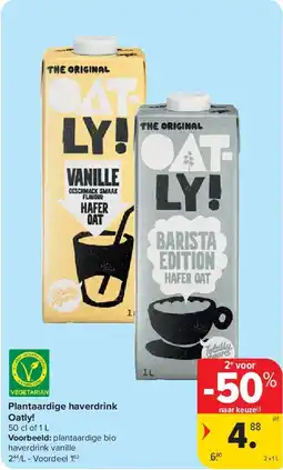 Carrefour Plantaardige haverdrink Oatly! aanbieding