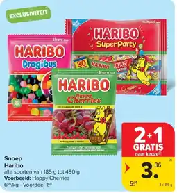 Carrefour Snoep Haribo aanbieding