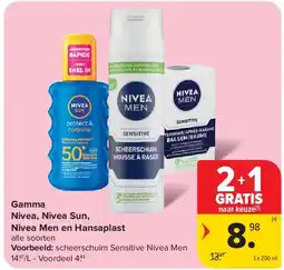 Carrefour Gamma Nivea, Nivea Sun, Nivea Men en Hansaplast aanbieding