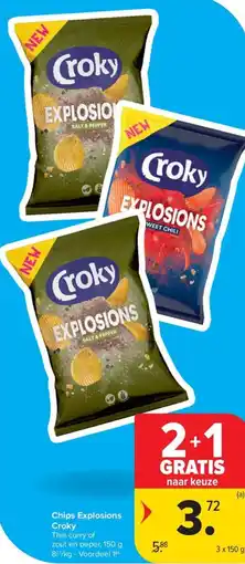 Carrefour Market Croky Chips Explosions aanbieding