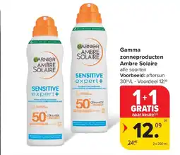 Carrefour Gamma zonneproducten Ambre Solaire aanbieding