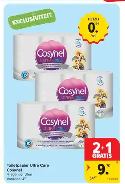 Carrefour Toiletpapier Ultra Care Cosynel aanbieding
