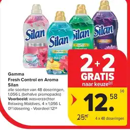 Carrefour Gamma Fresh Control en Aroma Silan aanbieding