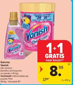 Carrefour Gamma Vanish aanbieding