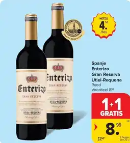 Carrefour Market Enterizo Gran Reserva Utiel-Requena rood aanbieding