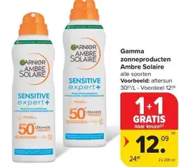Carrefour Market Ambre Solaire gamma zonneproducten alle soorten aanbieding