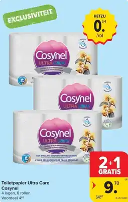 Carrefour Market Cosynel Toiletpapier Ultra Care aanbieding