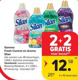 Carrefour Market Silan Gamma Fresh Control en Aroma aanbieding