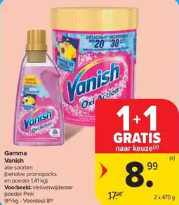 Carrefour Market Vanish gamma aanbieding