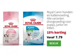 Intratuin Royal Canin honden- en kattenvoeding aanbieding