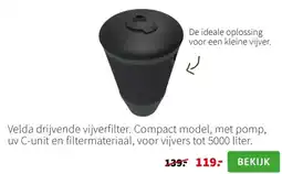 Intratuin Velda drijvende vijverfilter aanbieding