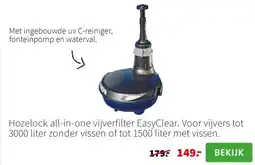 Intratuin Hozelock all-in-one vijverfilter EasyClear aanbieding