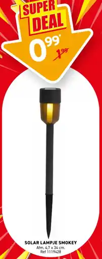 Trafic Solar lampje smokey aanbieding