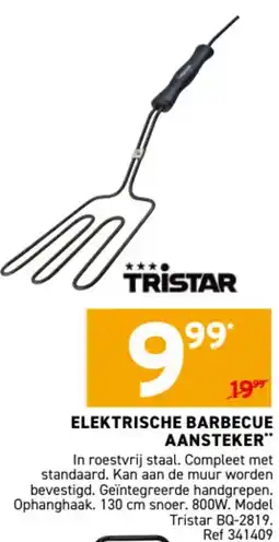 Trafic Tristar elektrische barbecue aansteker aanbieding