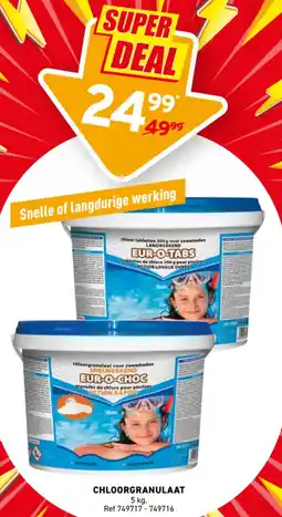 Trafic Chloorgranulaat aanbieding