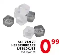 Trafic Set van 20 herbruikbare ijsblokjes aanbieding