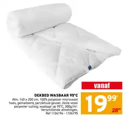 Trafic Dekbed wasbaar 95°c aanbieding