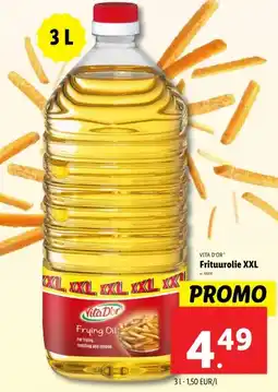 Lidl VITA D'OR Frituurolie XXL aanbieding