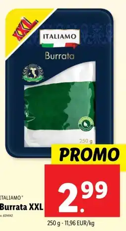 Lidl ITALIAMO Burrata XXL aanbieding