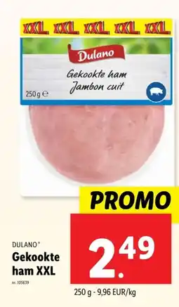Lidl Gekookte ham XXL aanbieding
