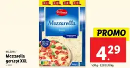Lidl MILBONA Mozzarella geraspt XXL aanbieding