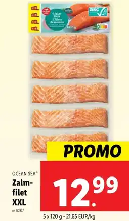 Lidl OCEAN SEA Zalm- filet XXL aanbieding