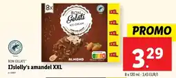 Lidl BON GELATI IJslolly's amandel XXL aanbieding
