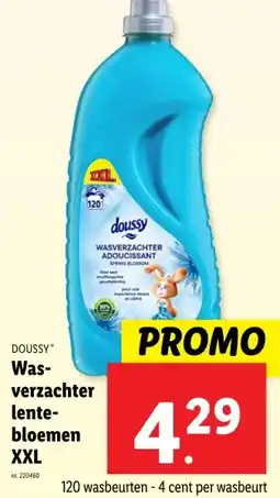 Lidl DOUSSY* Was-verzachter lente- bloemen XXL aanbieding