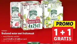 Lidl PERRIER Bruisend water met fruitsmaak aanbieding