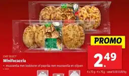 Lidl CHEF SELECT Minifocaccia aanbieding