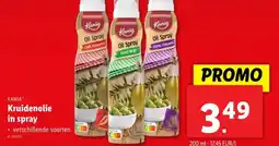 Lidl KANIA* Kruidenolie in spray aanbieding
