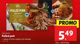 Lidl CHEF SELECT Pulled pork aanbieding