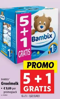 Lidl BAMBIX* Groeimelk aanbieding