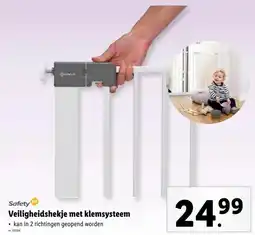 Lidl Safety Veiligheidshekje met klemsysteem aanbieding