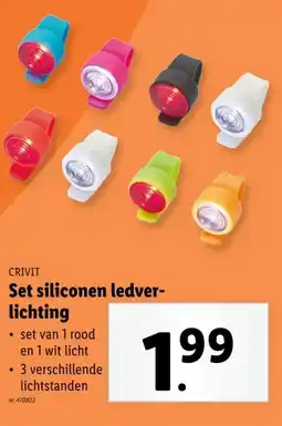 Lidl CRIVIT Set siliconen ledver- lichting aanbieding