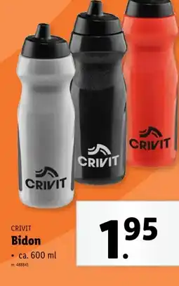 Lidl CRIVIT Bidon aanbieding