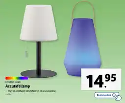 Lidl LIVARNO HOME Accutafellamp aanbieding