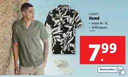 Lidl LIVERGY Hemd aanbieding