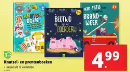 Lidl Knutsel- en prentenboeken aanbieding