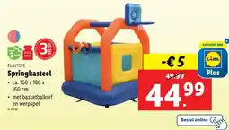 Lidl PLAYTIVE Springkasteel aanbieding