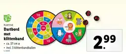 Lidl PLAYTIVE Dartbord met klittenband aanbieding