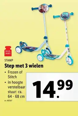 Lidl STAMP Step met 3 wielen aanbieding