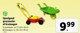 Lidl Speelgoed grasmaaier of kruiwagen aanbieding