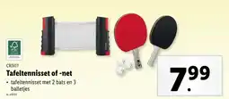 Lidl CRIVITv Tafeltennisset of -net aanbieding