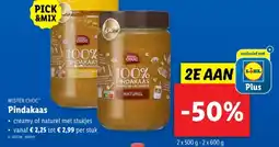 Lidl MISTER CHOC* Pindakaas aanbieding