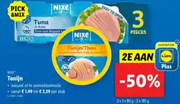 Lidl NIXE Tonijn aanbieding